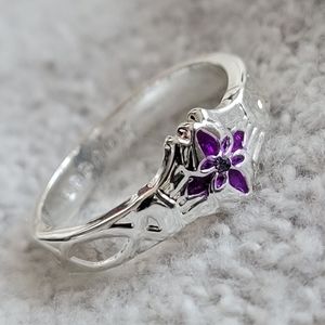 Fashion Silver & Amethyst Ring | Costume Jewelry Ladies -10